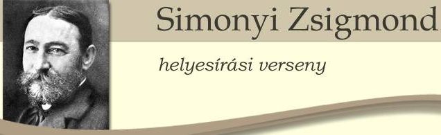 Simonyi Zsigmond Helyesírási Verseny 