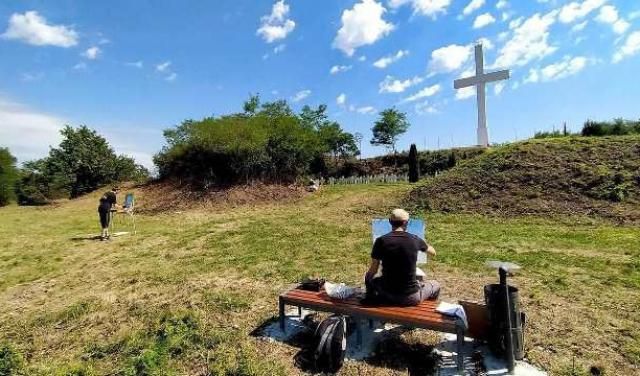 Művészeti plein airt tartottak Dercenben