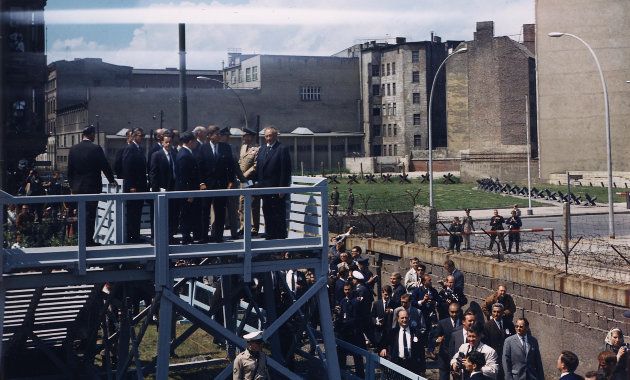 Megrendítő beszédet mondott a berlini fal árnyékában J. F. Kennedy