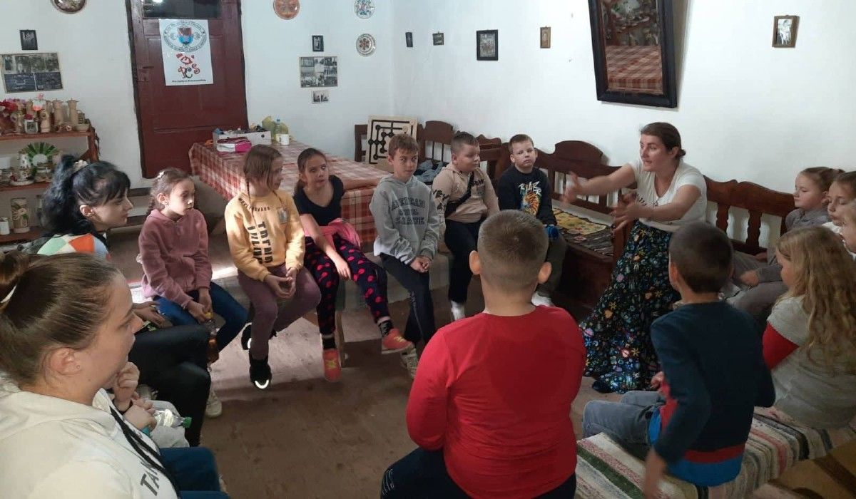 Mesés foglalkozás a Nagyberegi Tájházban