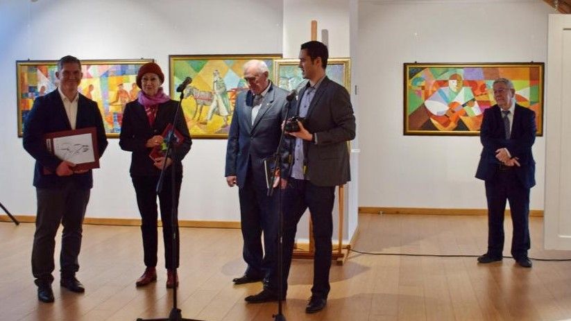 Zicherman Sándor jubileumi kiállítása Munkácson