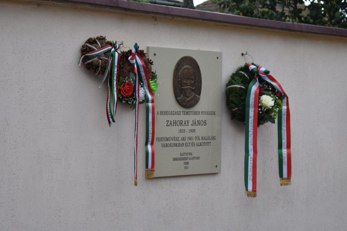 Felavatták Zahoray János emléktábláját Beregszászban
