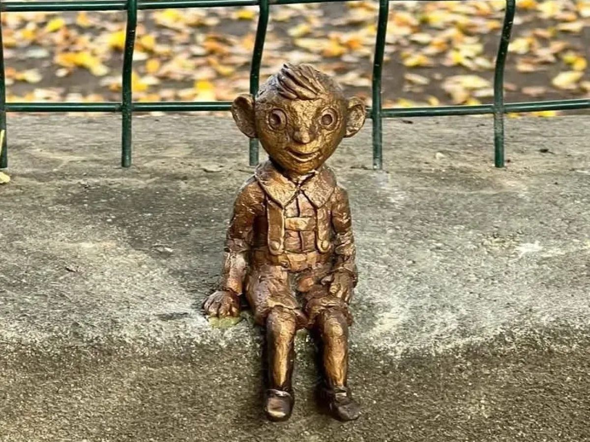 Százéves cseh rajzfilmfigurának állítottak miniszobrot Ungváron
