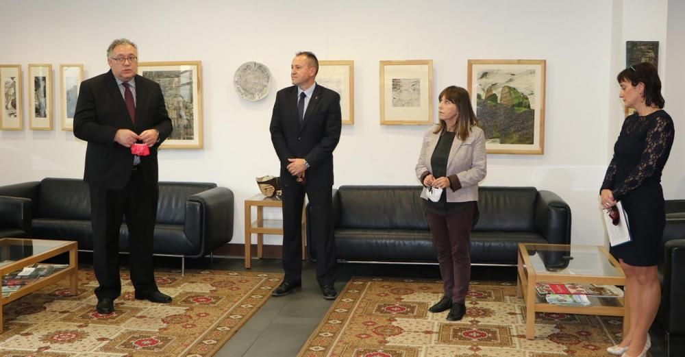 Földek, tájak, képek címmel nyílt tárlat Ungváron