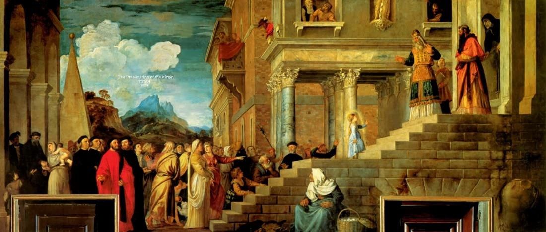 November 21. – a Boldogságos Szűz Mária bemutatása a templomban