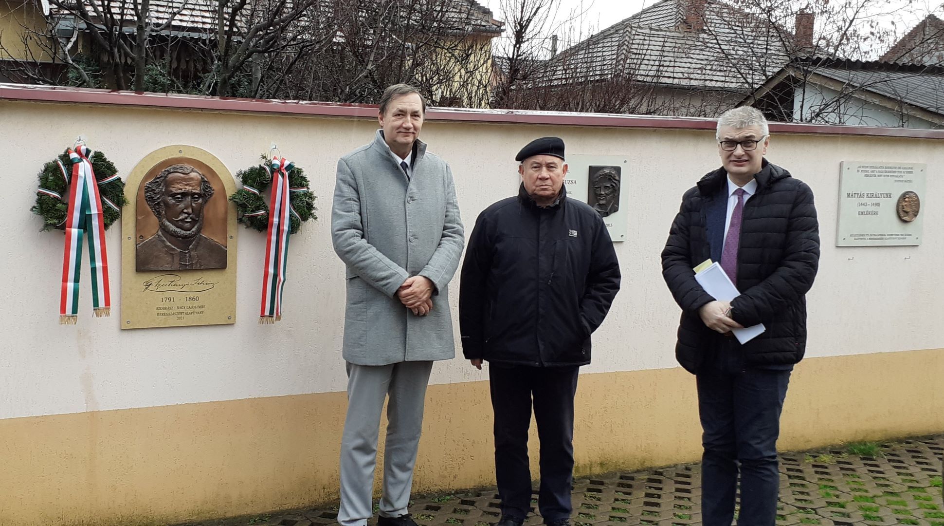 Felavatták Széchenyi István emléktábláját Beregszászban