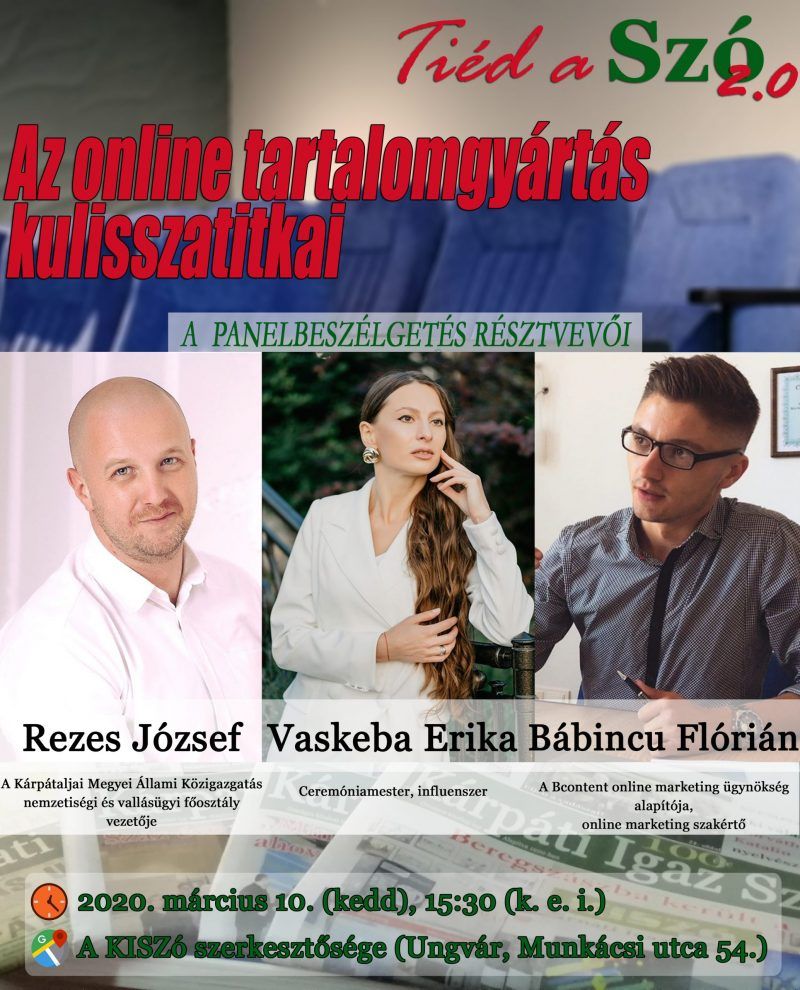 Modern média – panelbeszélgetés az online tartalomgyártásról