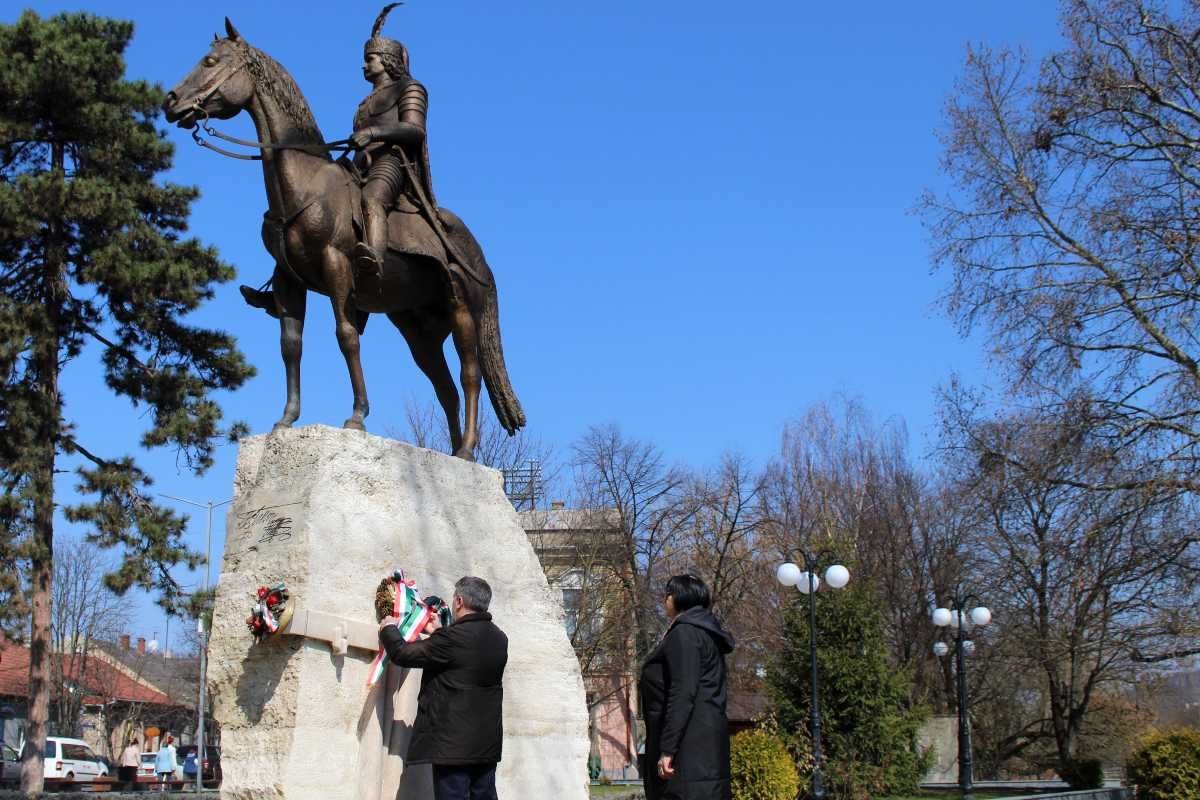 II. Rákóczi Ferenc születésének évfordulójára emlékeztek Beregszászban