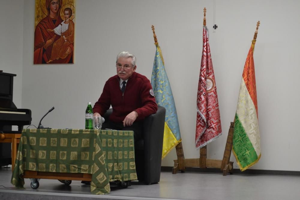Ortutay-est Józan Lajos nyugalmazott református lelkipásztor előadásával