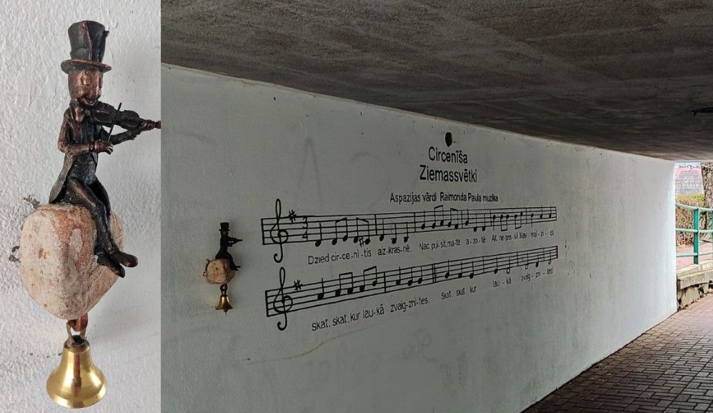 A „Karácsonyi tücsök” Ungvár új miniszobra