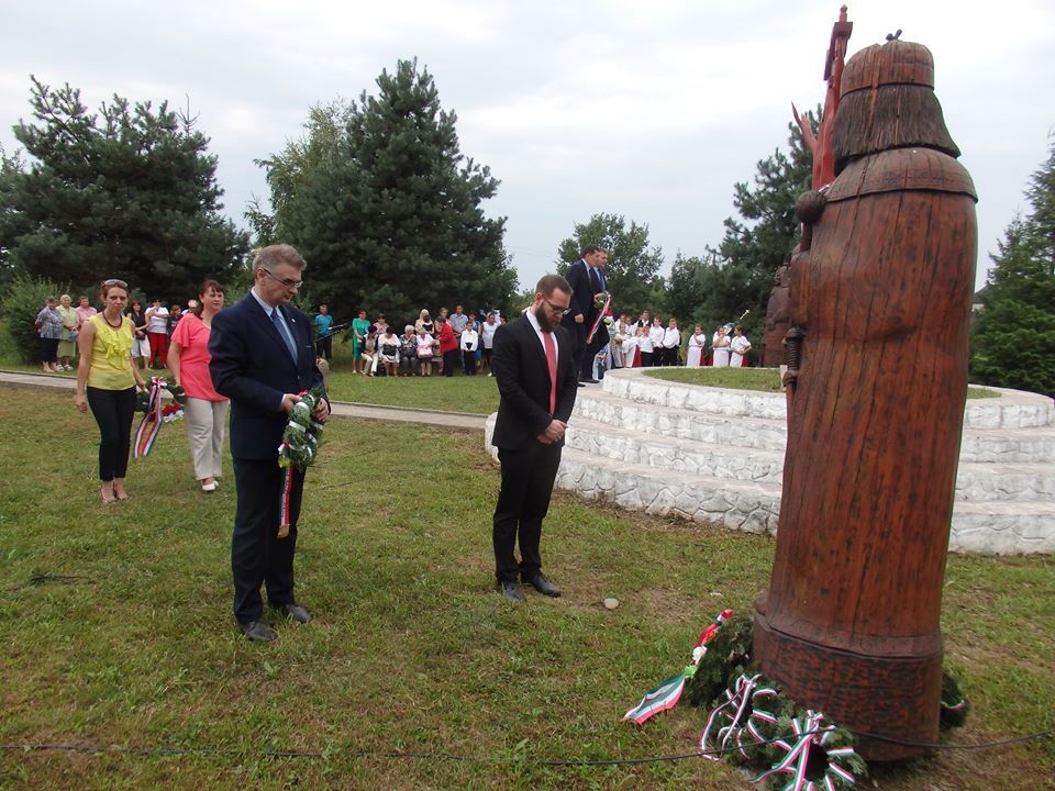 Augusztus 20-i ünnepség a Tiszacsomai Honfoglalási Emlékparkban