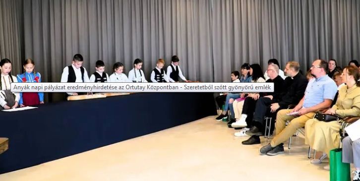 Szeretetből szőtt gyönyörű emlék – Anyák napi pályázat eredményhirdetése az Ortutay Központban