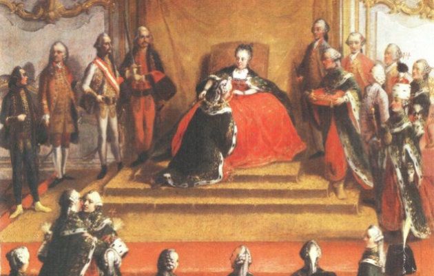 Magyar viseletben adta át a Szent István-rendet Mária Terézia