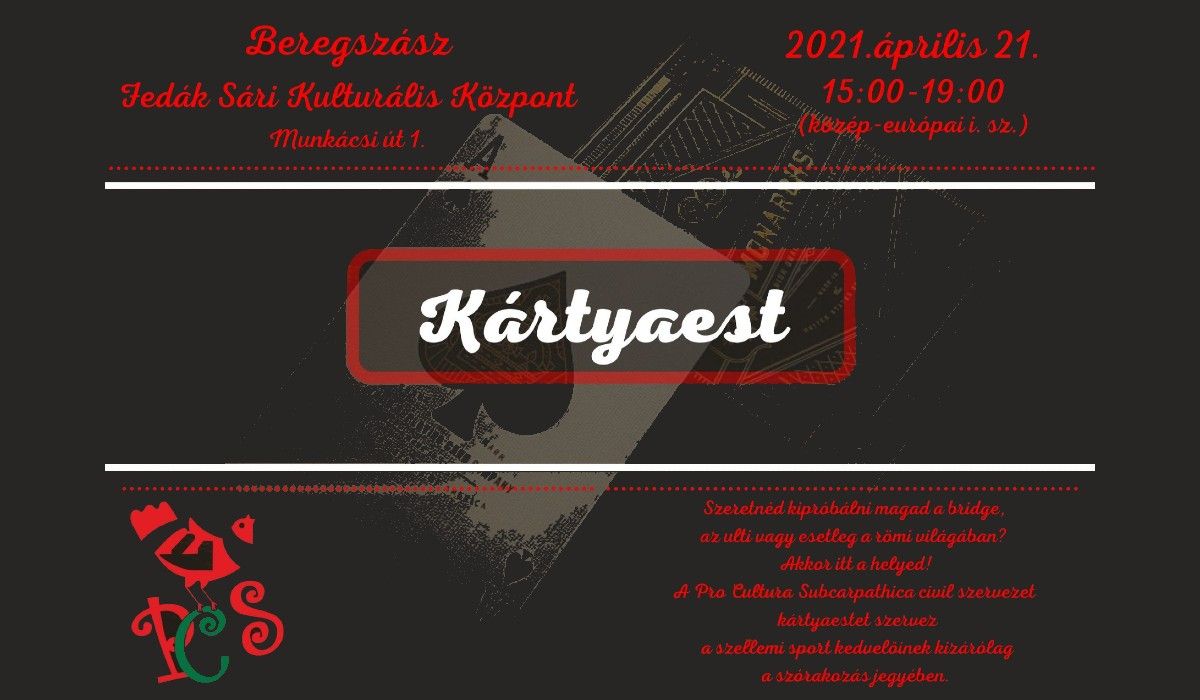 Kártyaest indul Beregszászban
